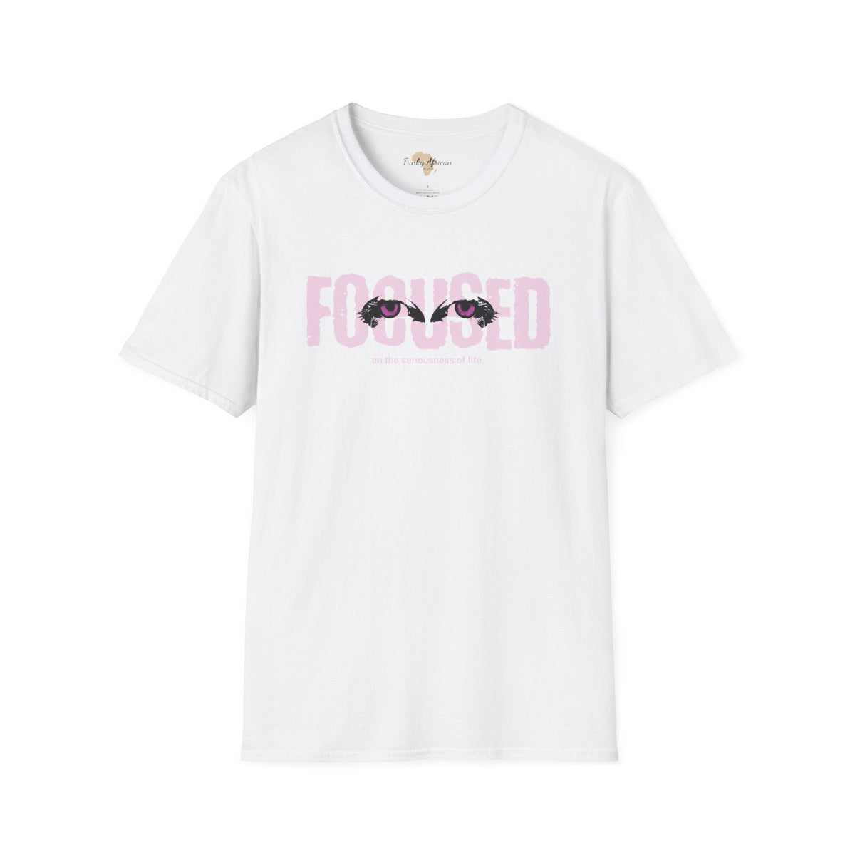 Focused unisex softstyle tee Funky African