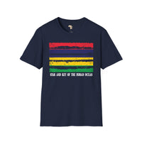 Mauritius strip unisex softstyle tee Funky African