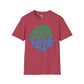 Sierra Leone cut unisex softstyle tee Funky African