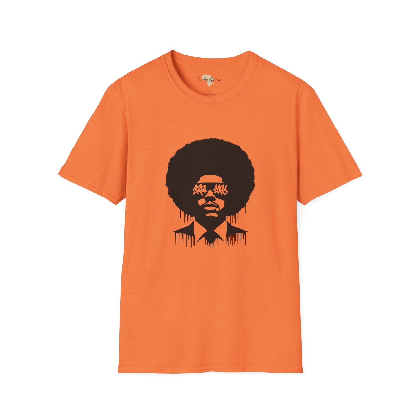 Afro graffiti unisex softstyle tee