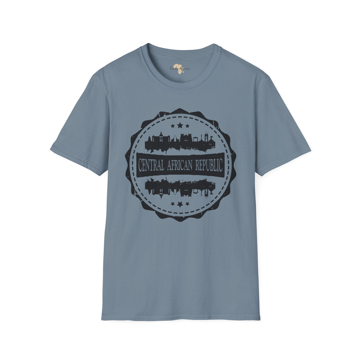 Central African Republic Stamp unisex tee Funky African