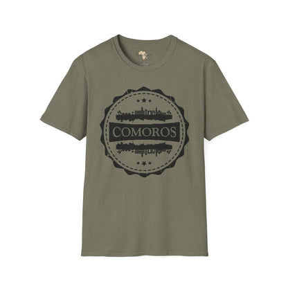 Comoros Stamp unisex tee