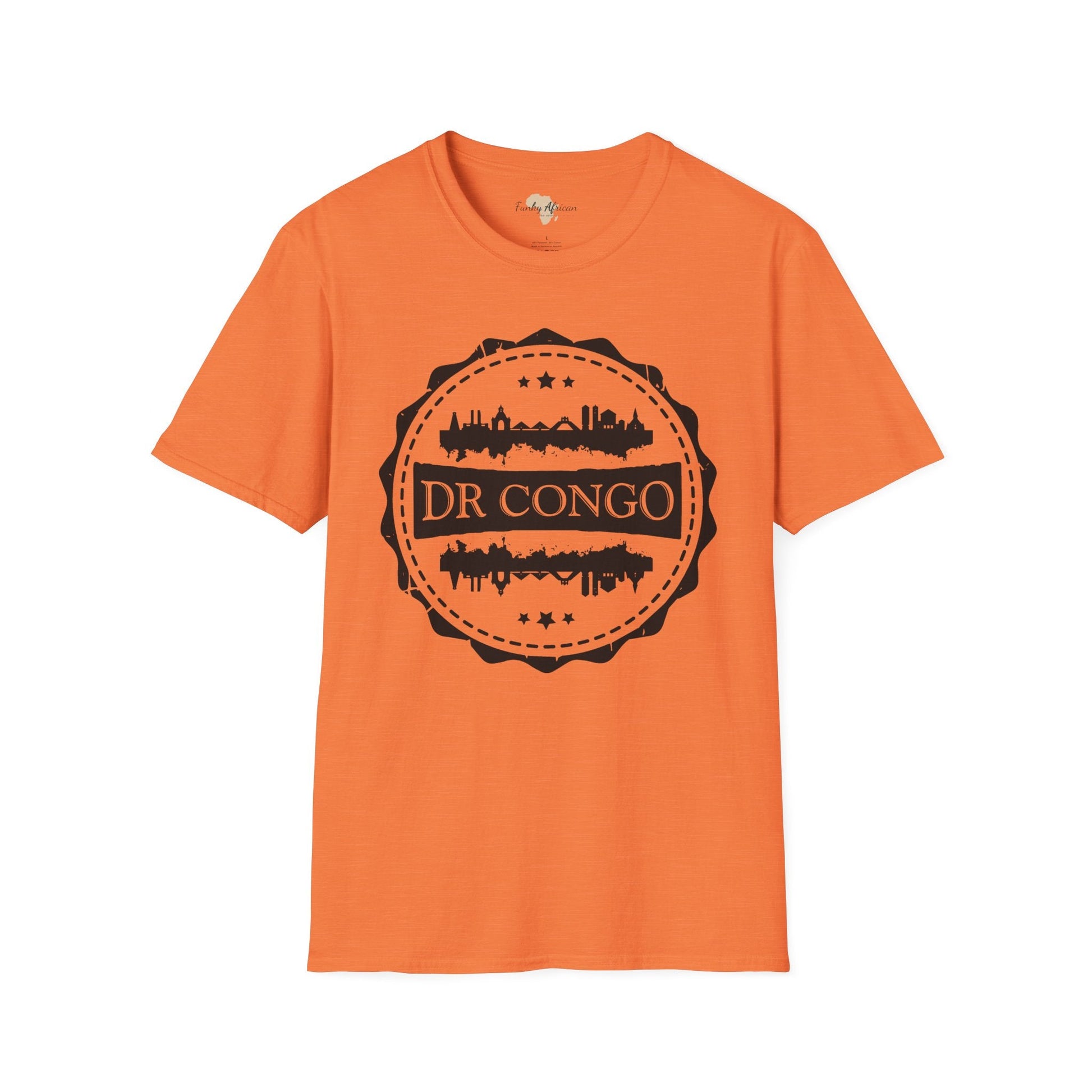 DR Congo Stamp unisex tee Funky African