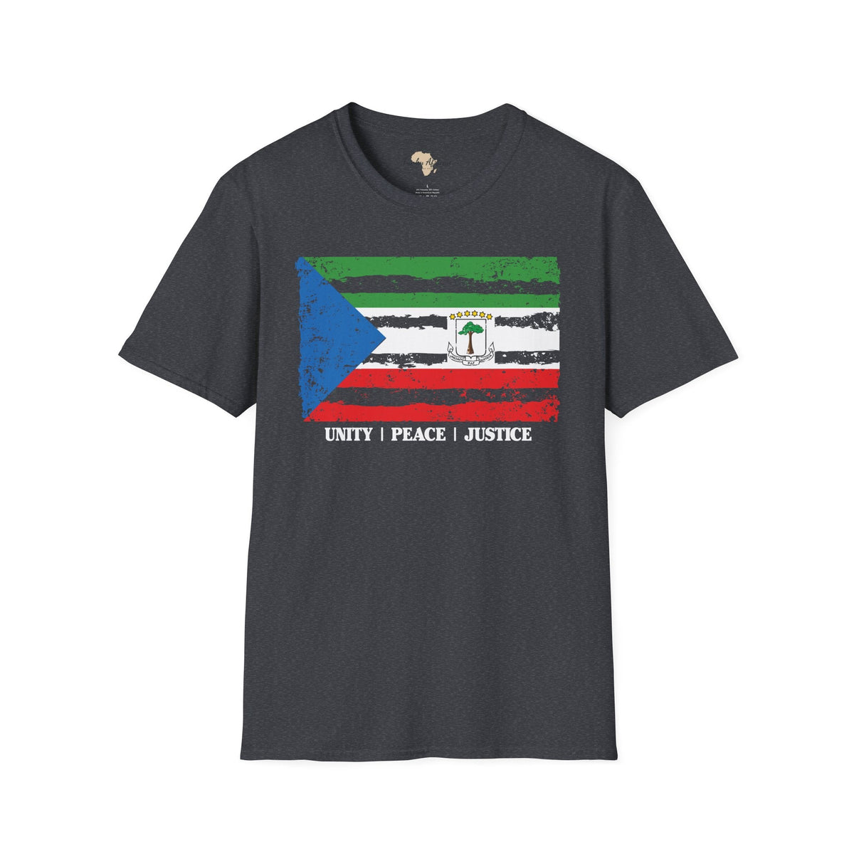 Equatorial Guinea strip unisex softstyle tee Funky African