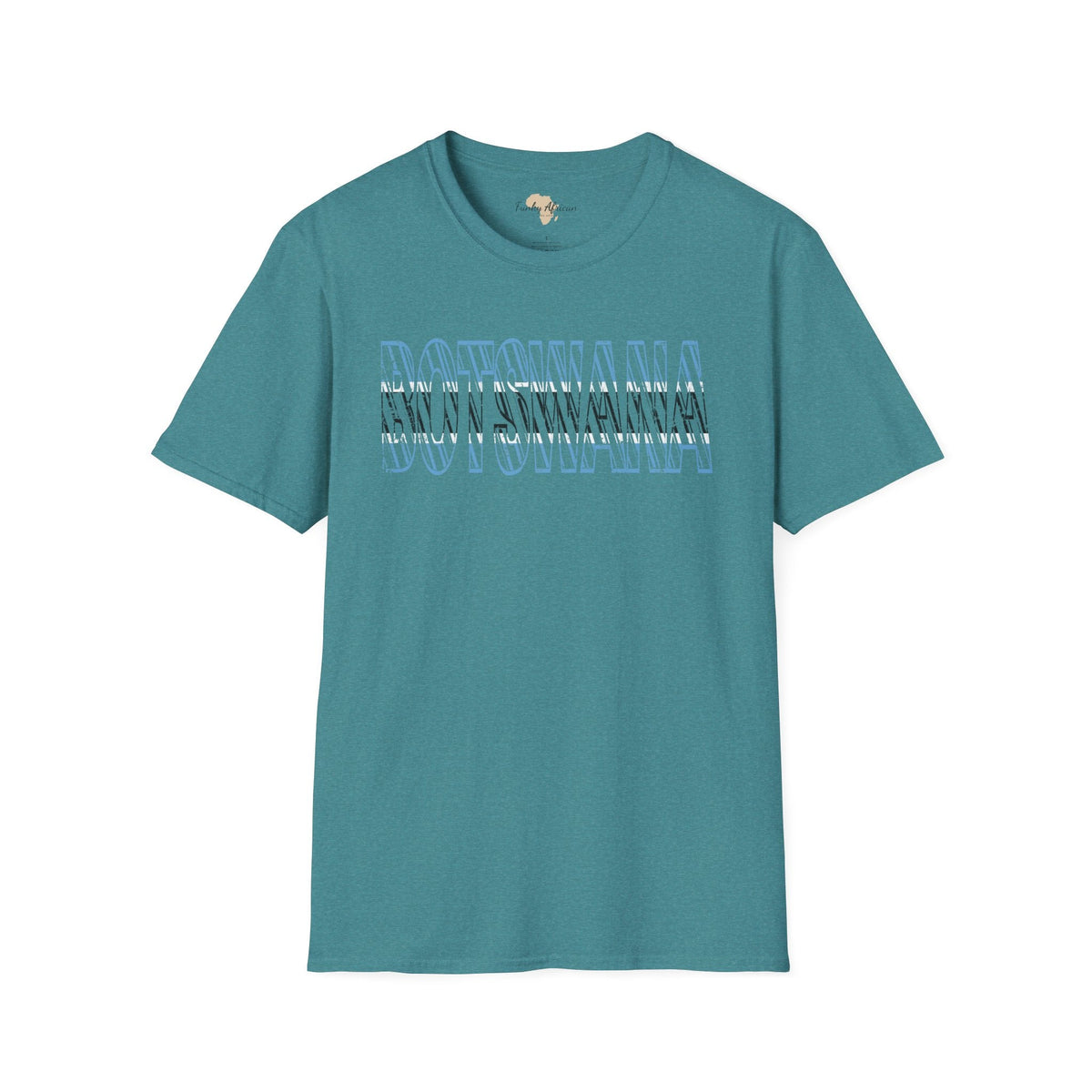 Botswana text unisex softstyle tee Funky African