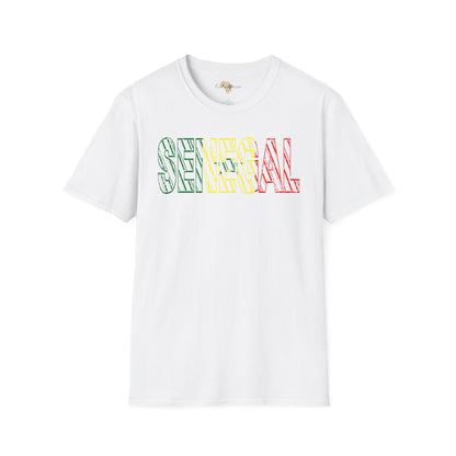 Senegal text unisex softstyle tee