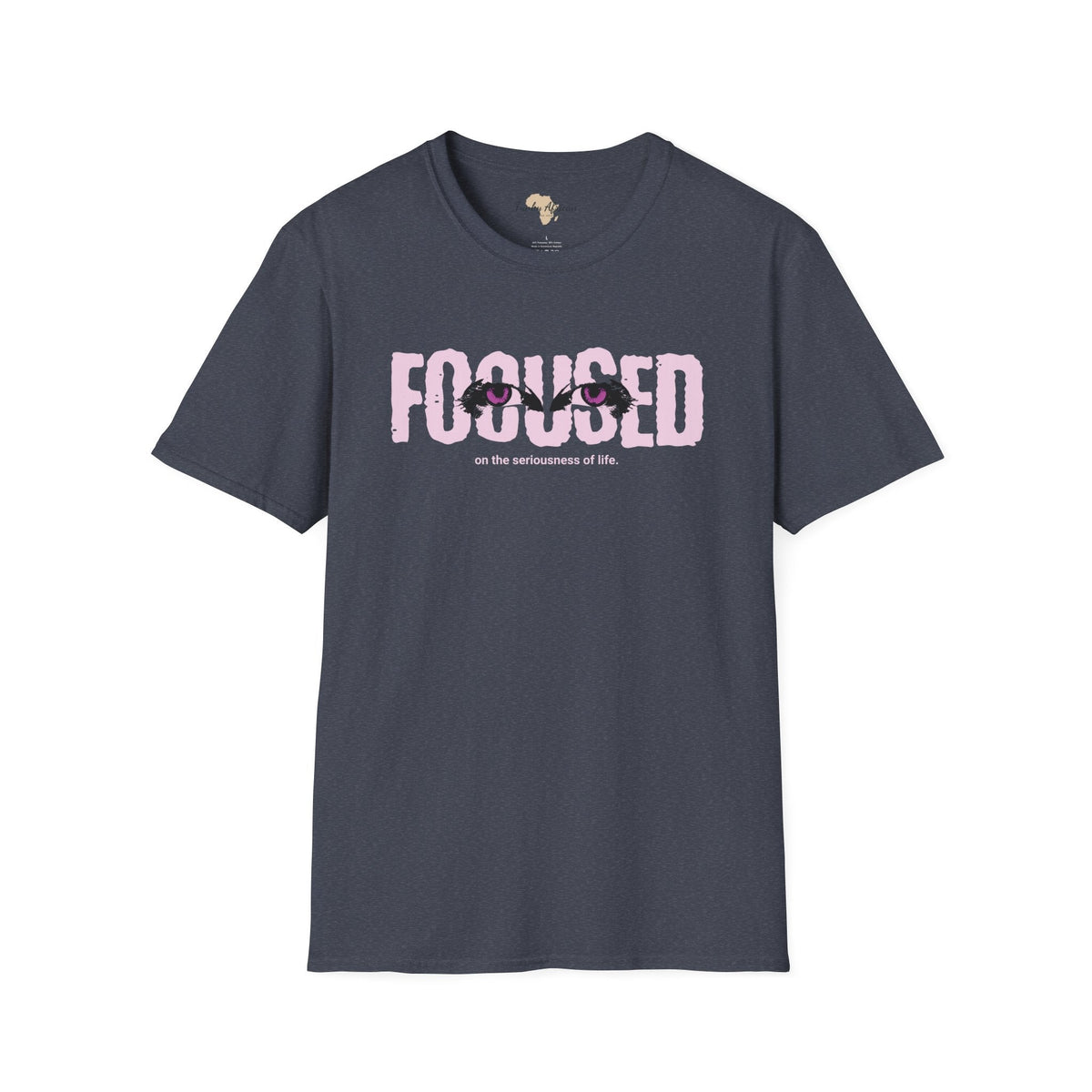 Focused unisex softstyle tee Funky African