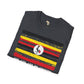 Uganda strip unisex softstyle tee Funky African