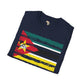Mozambique strip unisex softstyle tee Funky African