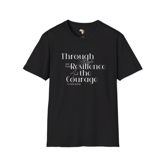 Through struggle unisex softstyle tee