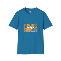 Rising with courage unisex softstyle tee Funky African