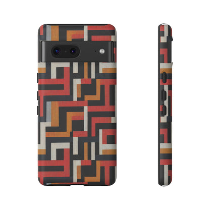 African Print Google Pixel Tough Cases