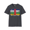 Central African Republic strip unisex softstyle tee Funky African