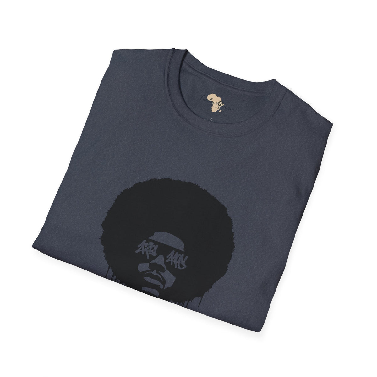 Afro graffiti unisex softstyle tee Funky African
