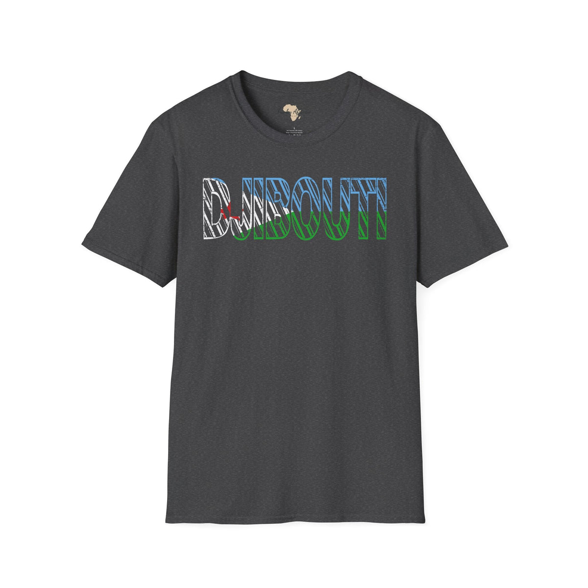 Djibouti text unisex softstyle tee Funky African