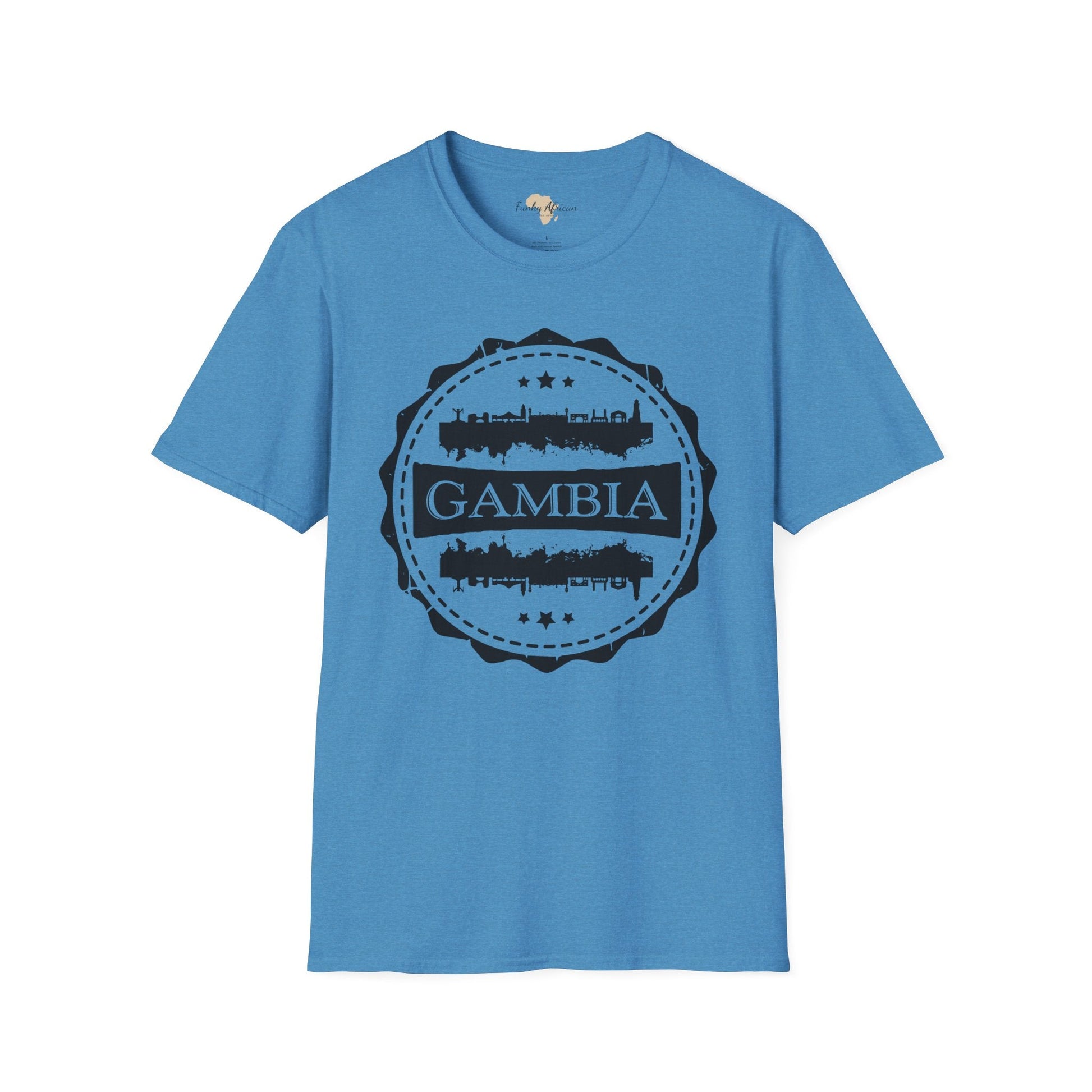Gambia Stamp unisex tee Funky African