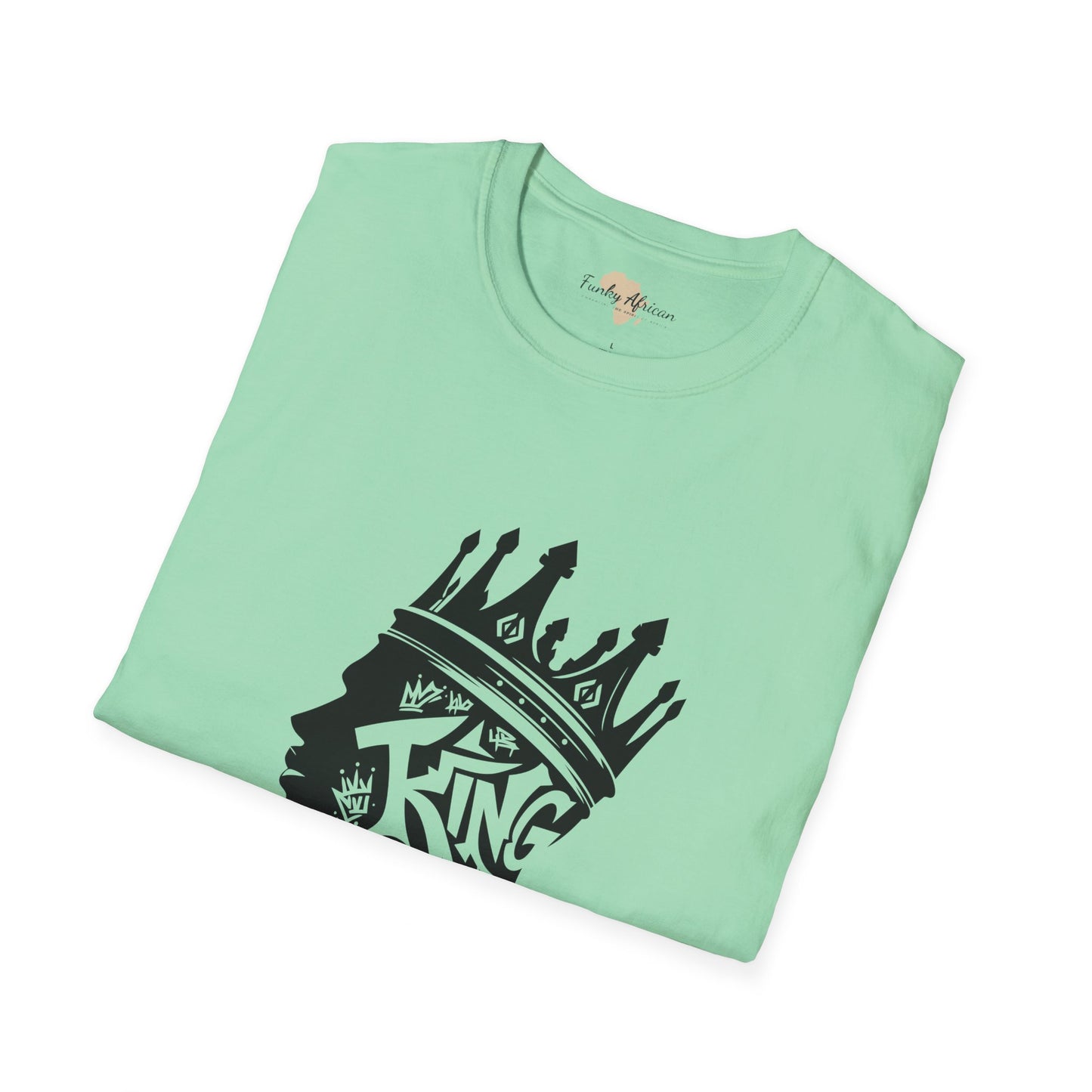 African King graffiti unisex softstyle tee