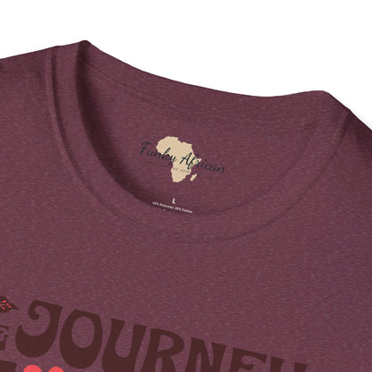 Embrace the journey unisex softstyle tee