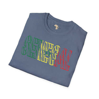 Senegal text unisex softstyle tee