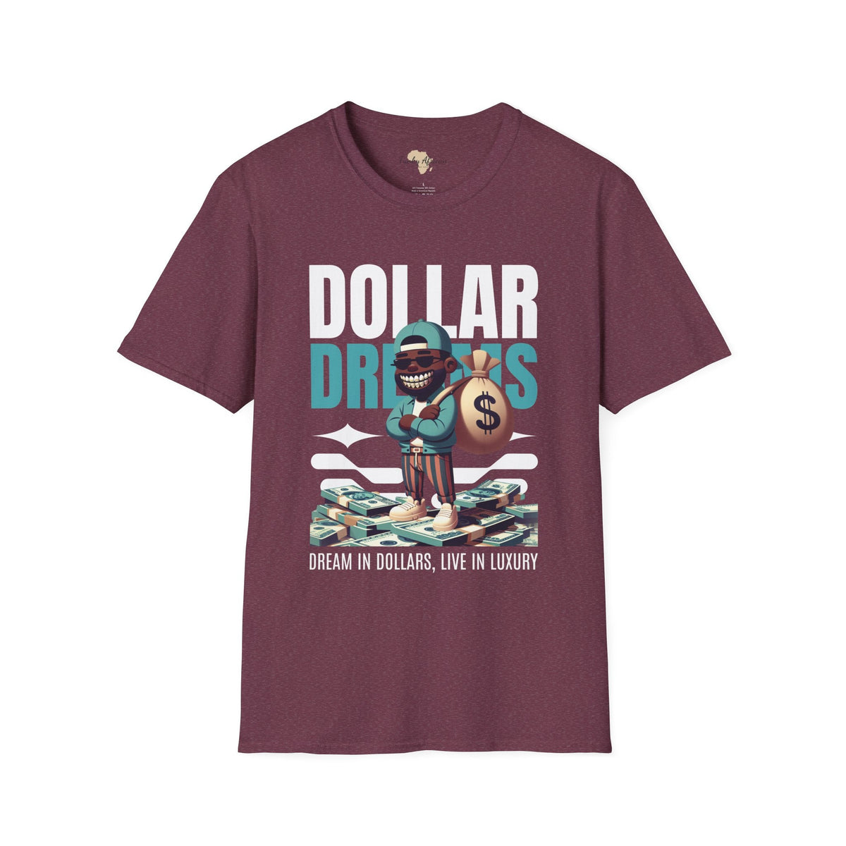 Dream in dollars unisex softstyle tee Funky African