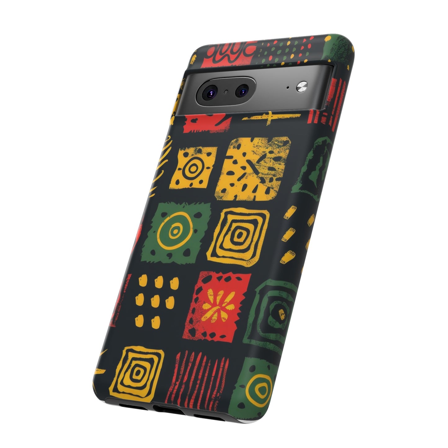 African Print Google Pixel Tough Cases