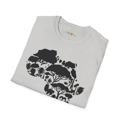 African map unisex softstyle tee