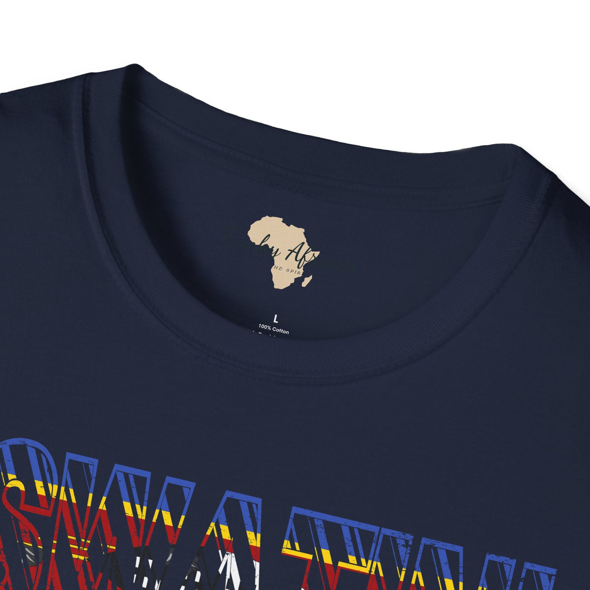 Eswatini text unisex softstyle tee Funky African