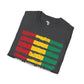 Guinean strip unisex softstyle tee Funky African