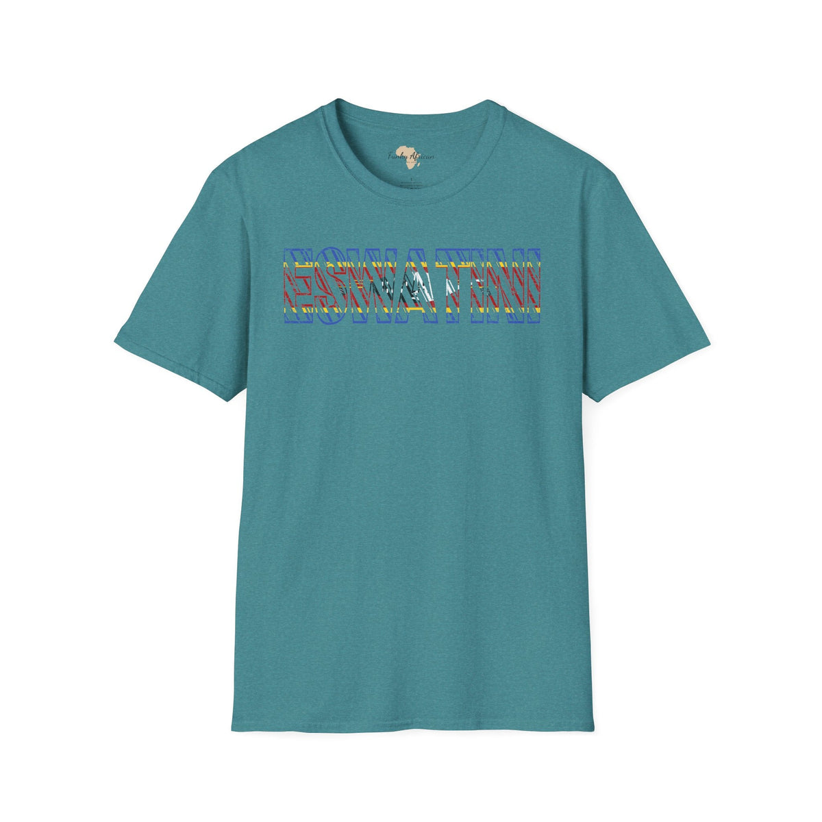 Eswatini text unisex softstyle tee Funky African