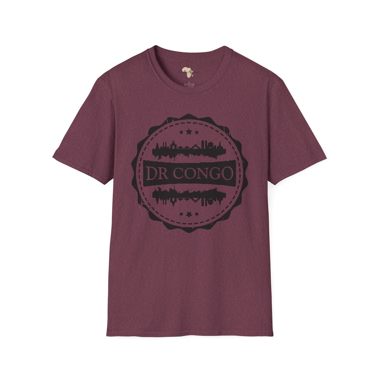 DR Congo Stamp unisex tee