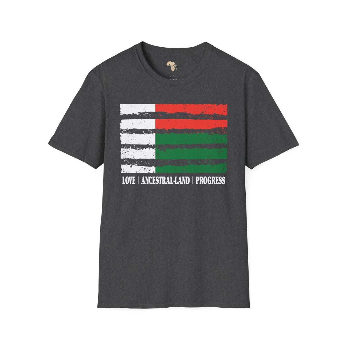 Madagascar strip unisex softstyle tee Funky African