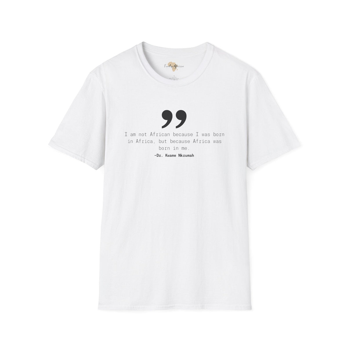 Africa in me unisex softstyle tee Funky African