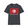 Tunisia strip unisex softstyle tee Funky African