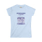 Empowering women together Women's Softstyle Tee Funky African