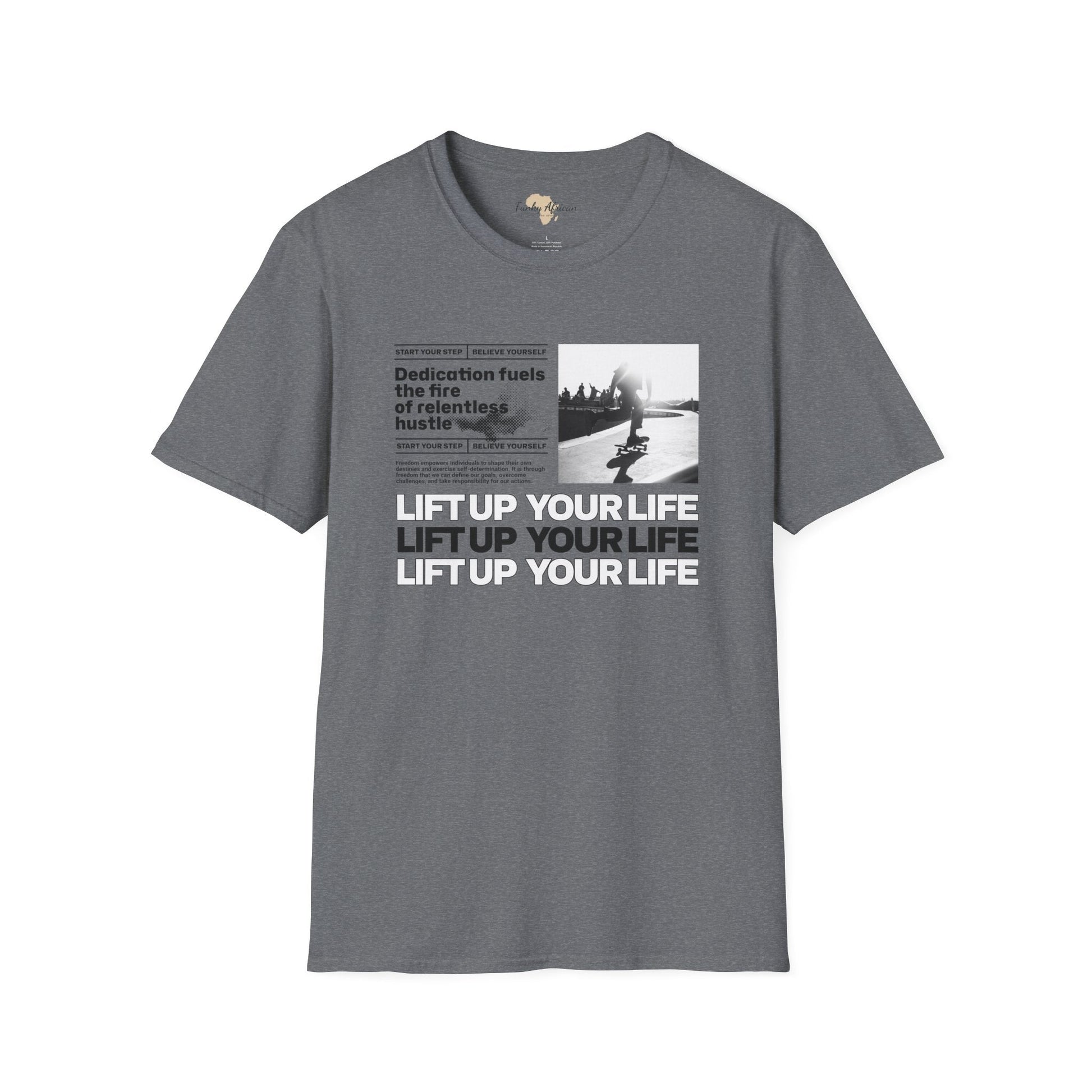 Lift up your life unisex tee Funky African