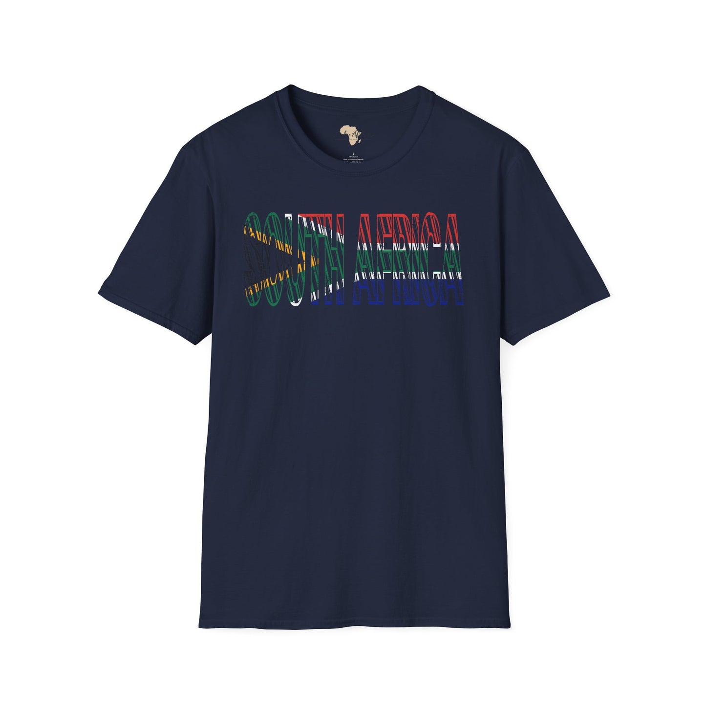 South African text unisex softstyle tee