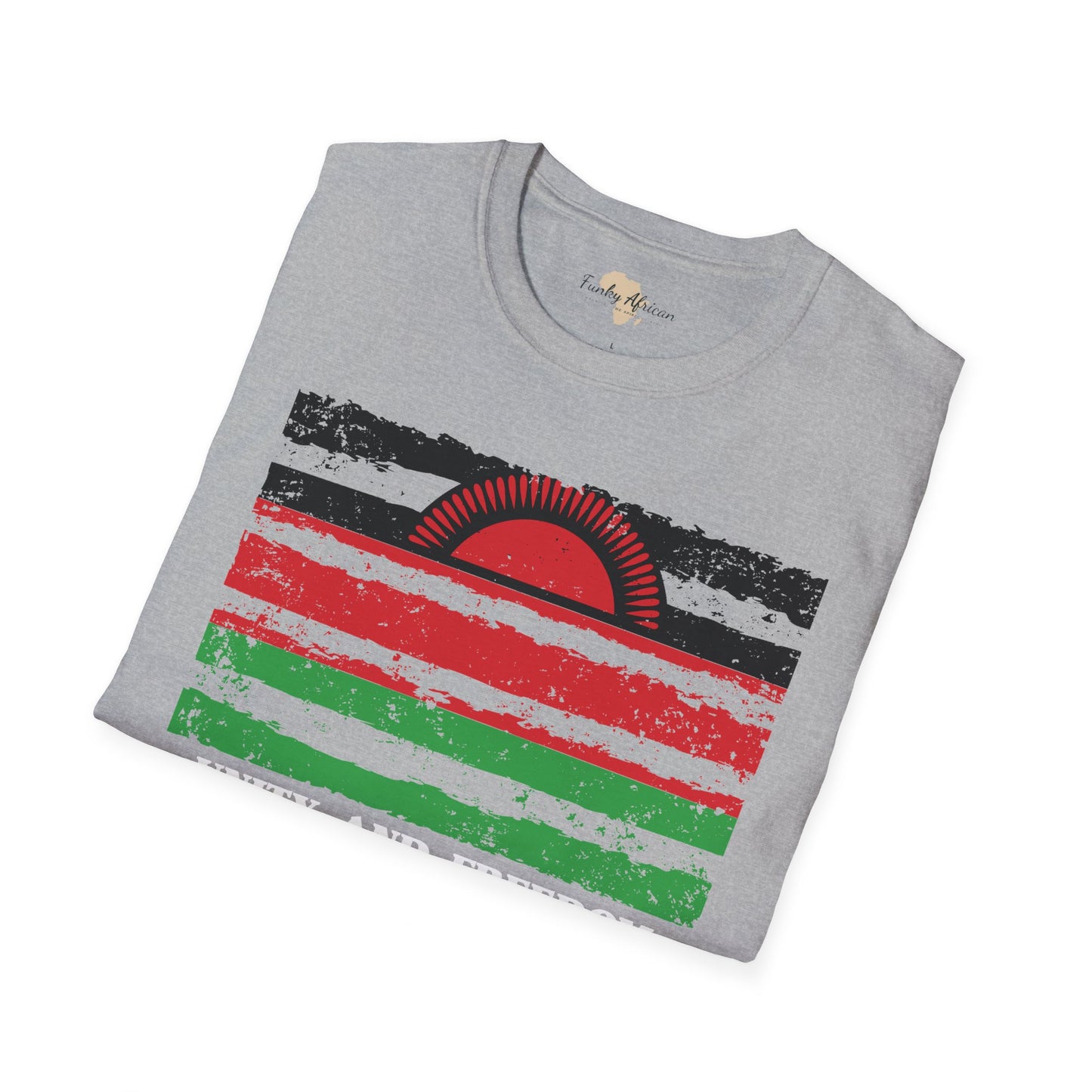 Malawi strip unisex softstyle tee