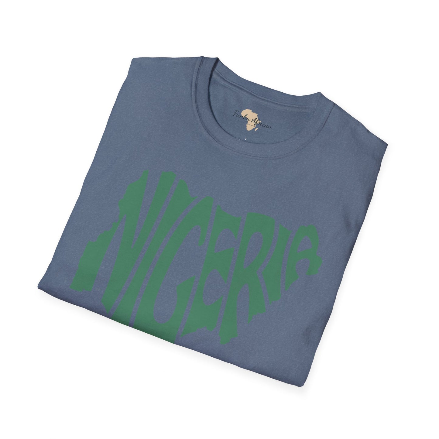 Nigeria cut unisex softstyle tee