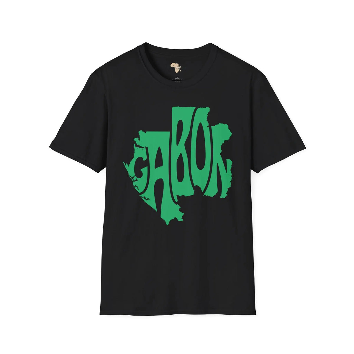Gabon cut unisex softstyle tee Funky African