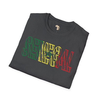 Senegal text unisex softstyle tee