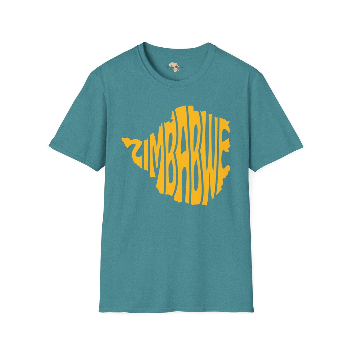 Zimbabwe cut unisex softstyle tee Funky African