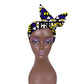 African Women Wax Cloth Cotton Turban Funky African