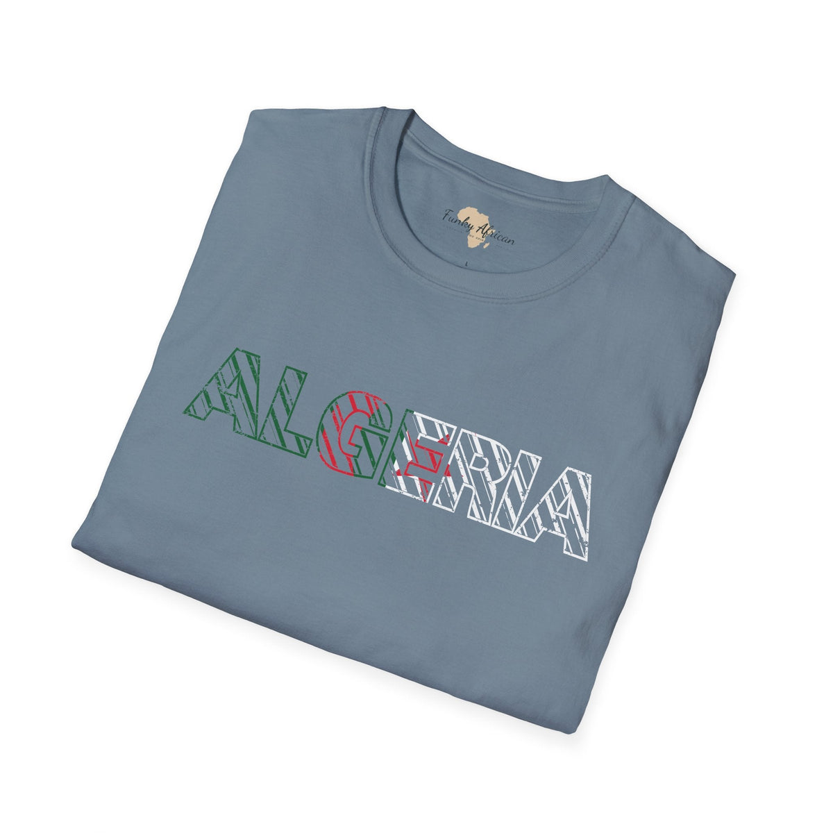 Algeria text unisex softstyle tee Funky African