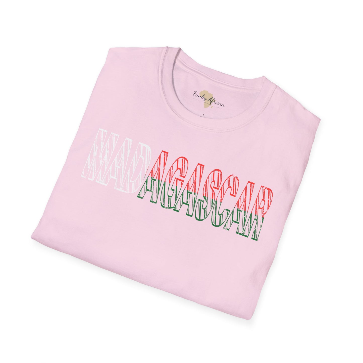 Madagascar text unisex softstyle tee