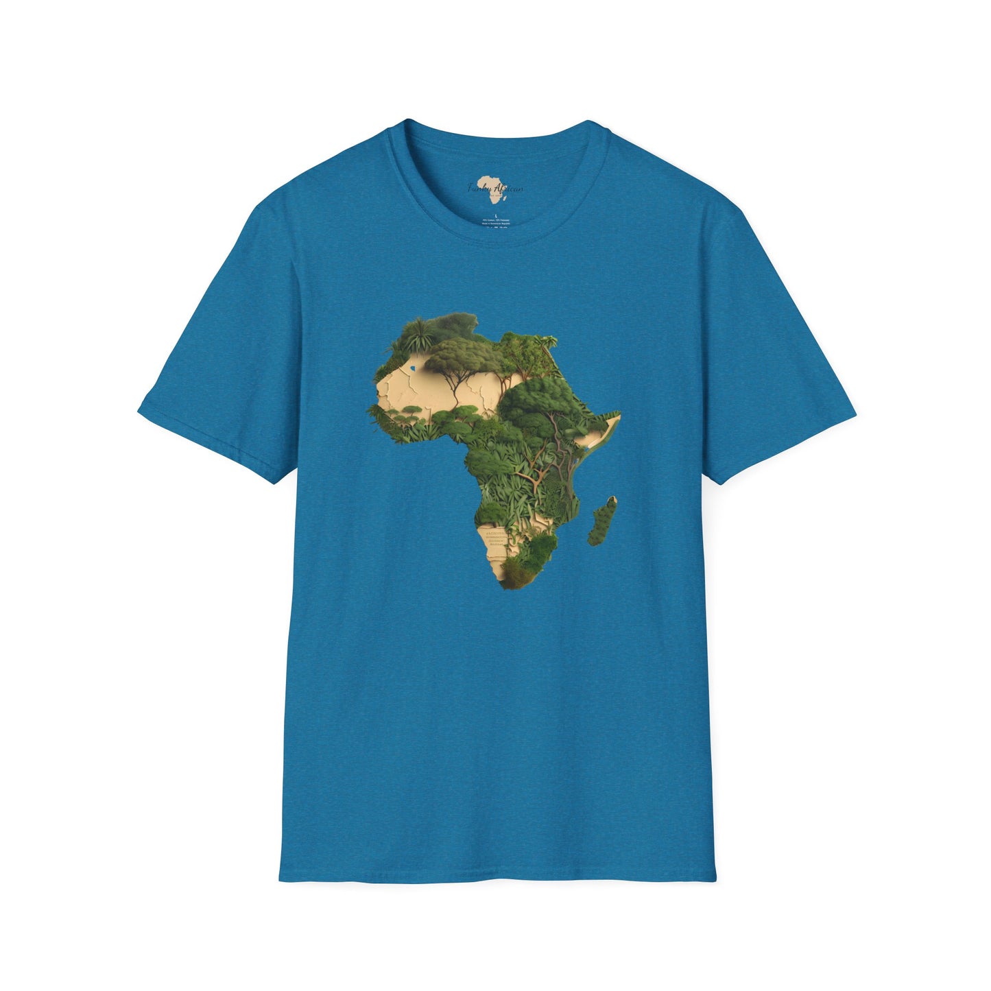 African forest unisex softstyle tee