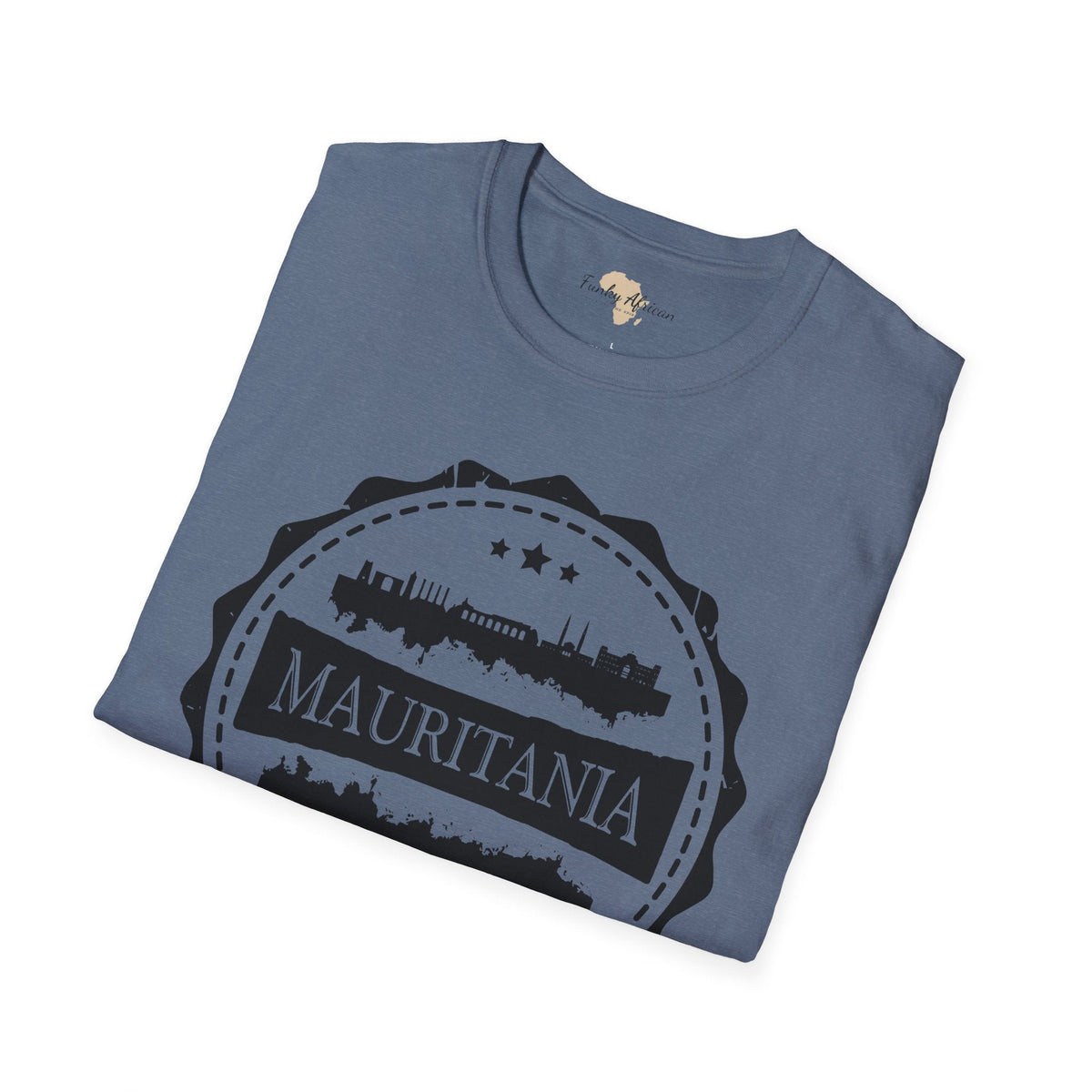 Mauritania Stamp unisex tee Funky African