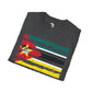 Mozambique strip unisex softstyle tee Funky African