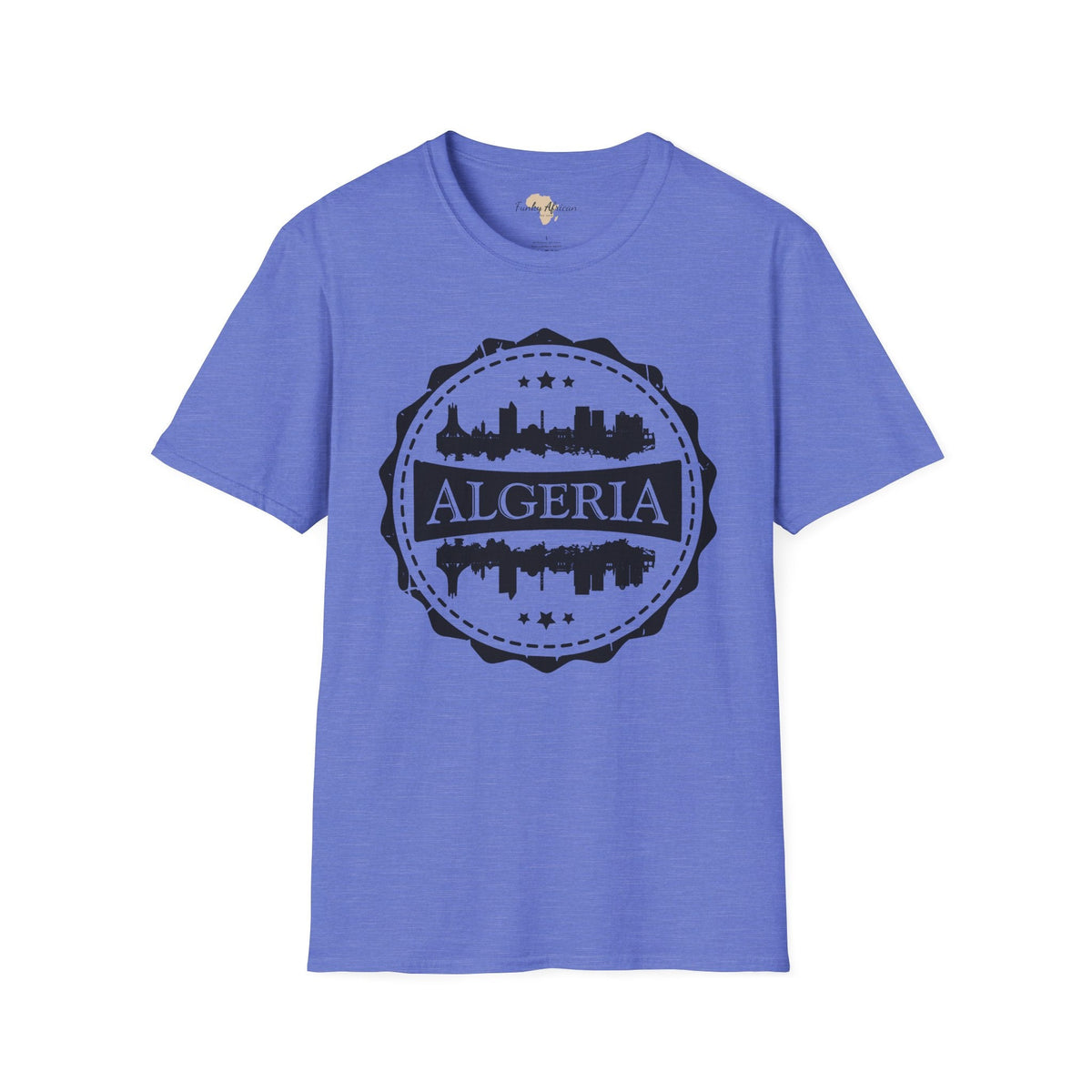 Algeria Stamp unisex tee Funky African