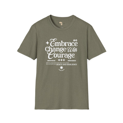 Embrace change unisex softstyle tee