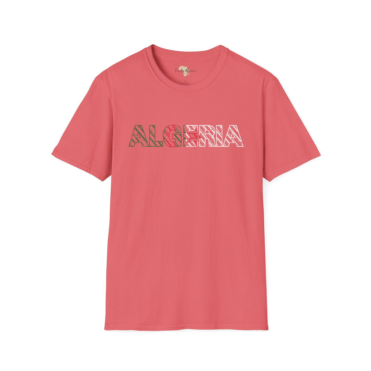 Algeria text unisex softstyle tee Funky African